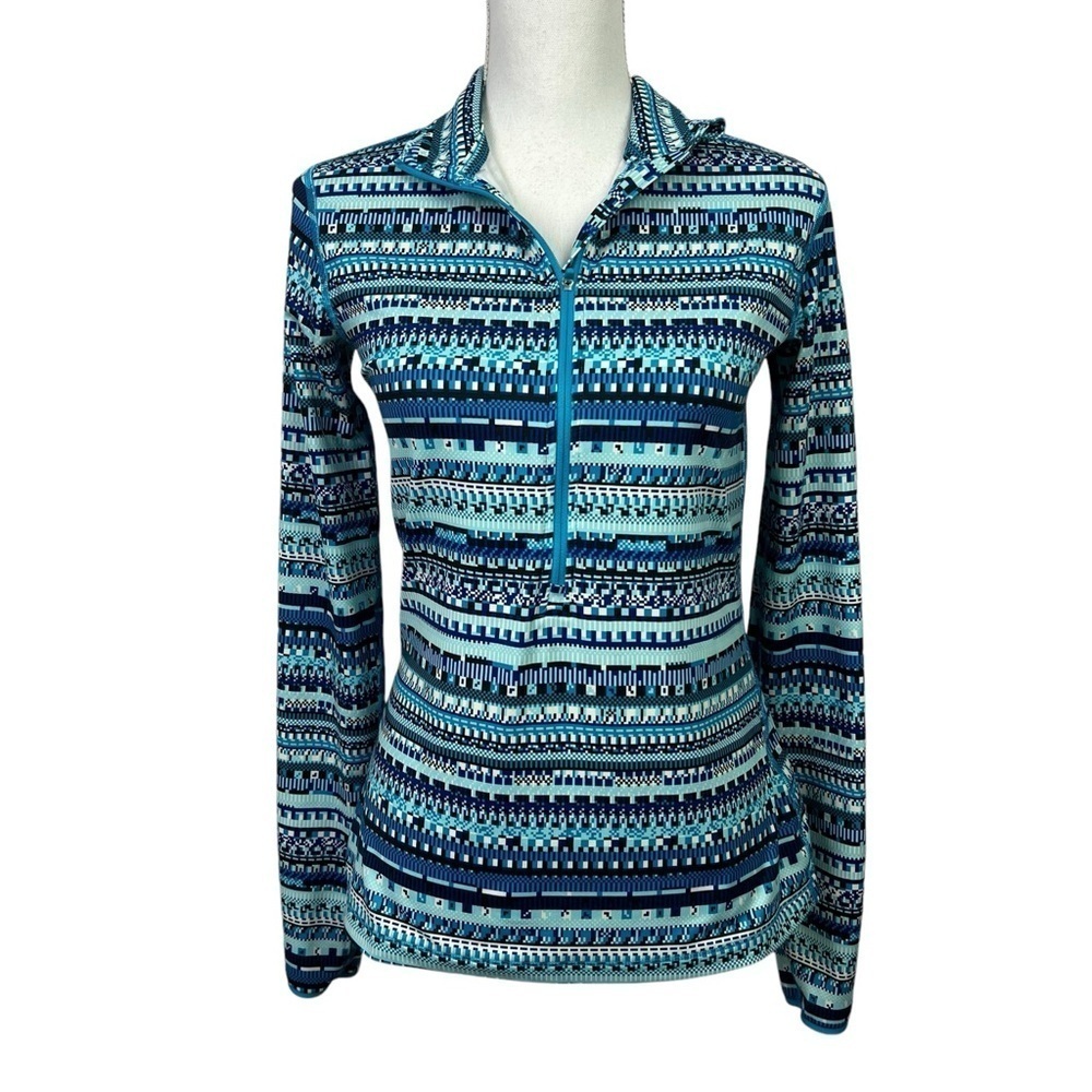Nike PRO DRI-FIT Women’s Lgtweight Pullover 1/2 Zip Jacket Sz Medium Multi Color